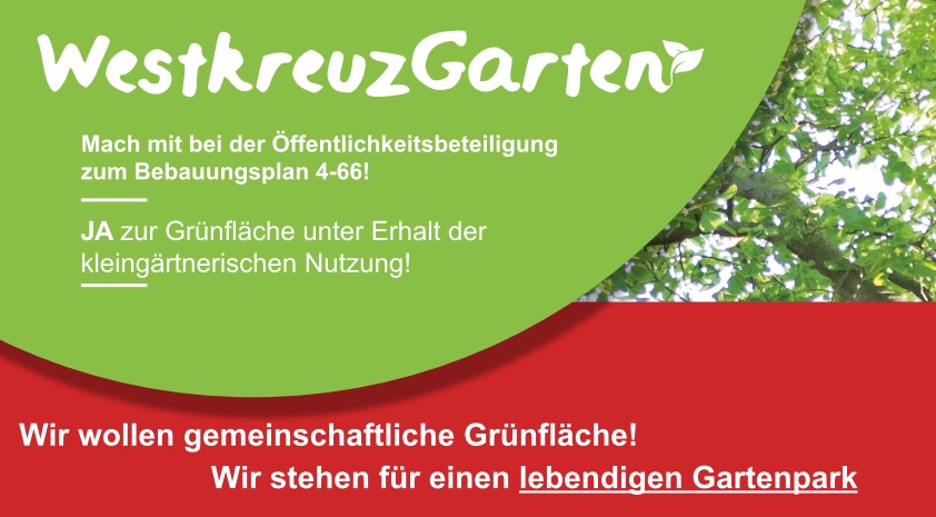 Bebauungsplan am #WestkreuzGarten